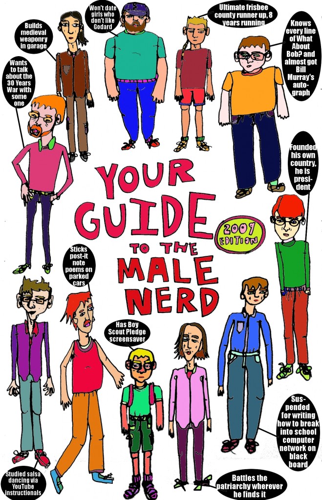 Your Guide to the Male Nerd - In Color With Text