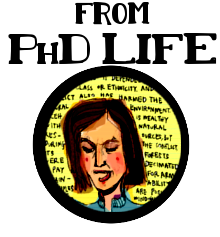 Postcard Icon - from PhD life