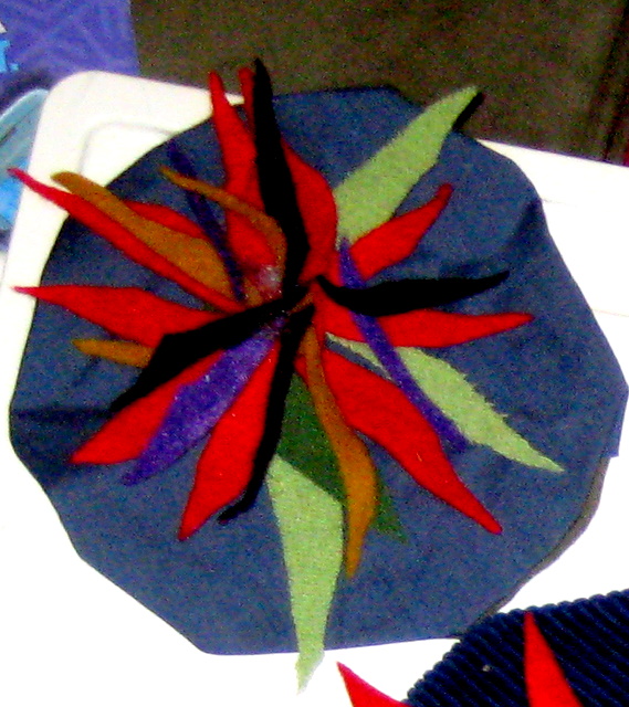 Decals - Fabric Felt Wildflower