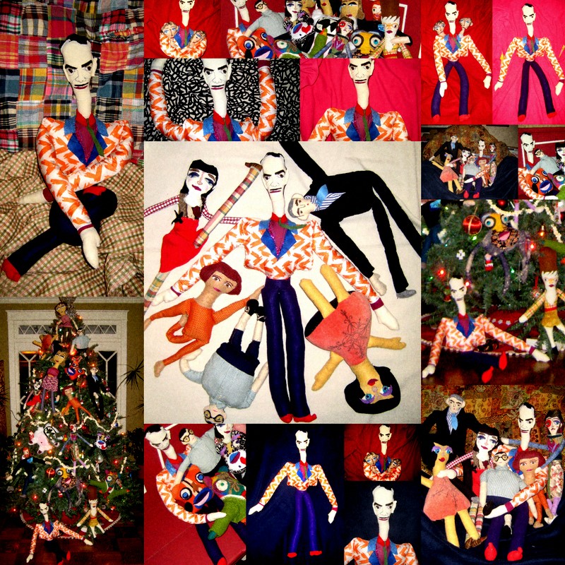 John Waters Family Christmas Collage