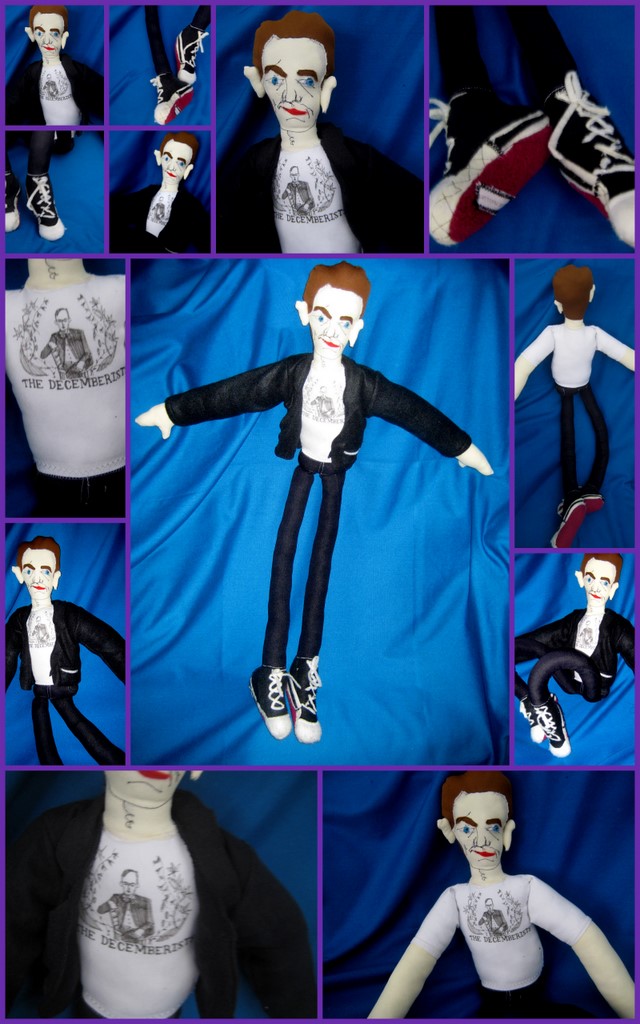 Doll - The Jamie Doll - Boy in Decemberist Tshirt and Converse ALl Stars