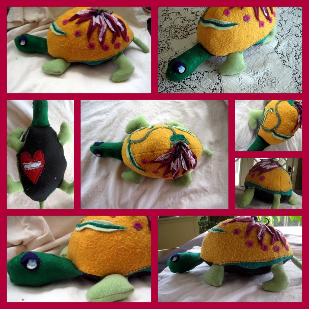 Razblint - Animal - Flower Stuffed Turtle Doll