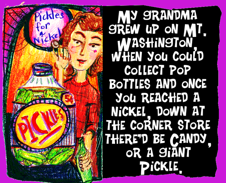 Postcard from Pittsburgh - Razblint - Grandmas Pickle for Nickel