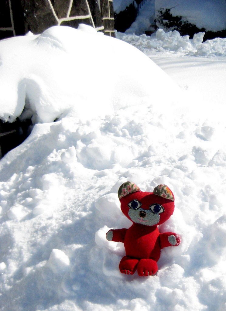 Razblint- Monster Softie - The Winter Red Monster Doll (1)