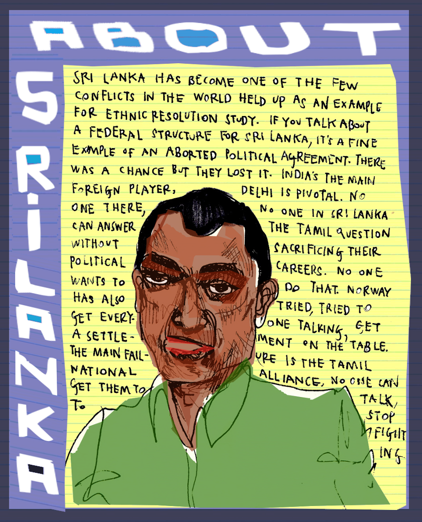 Razblint - The Academic Sketchbook - Notebook Goes to Ethnic Conflict Conference (1) - About Sri Lanka