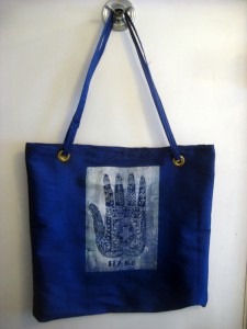 Razblint Tote Bags - Hand Bags - Henna Hand Pattern (1)