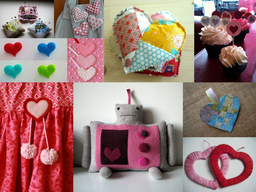 Razblint - diy heart craft projects roundup