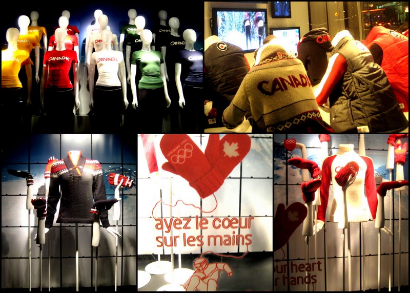 razblint - things i lvoe - canadian olympic nationalism - shop windows in vancouver