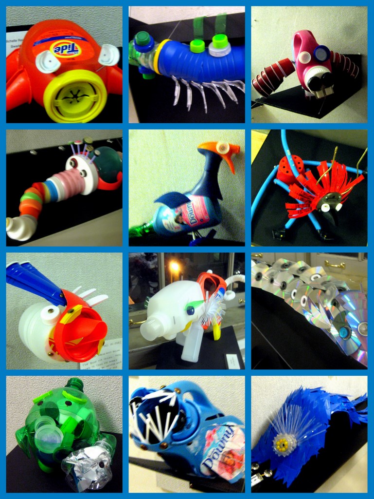 Razblint- Carnegie Mellon School of Design - Recycled Plastic Monsters Insects Beasts (4)