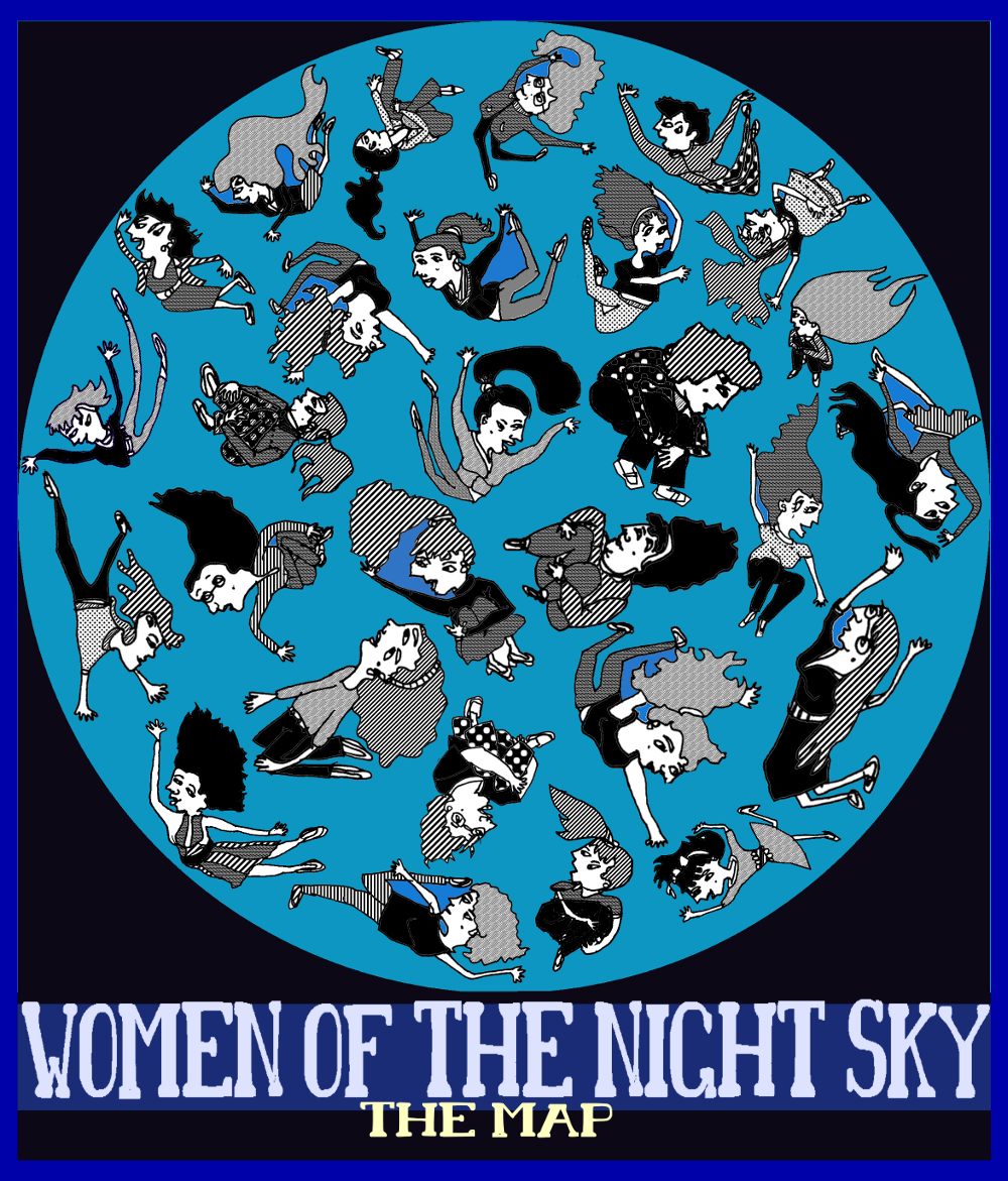 razblint - WOMEN OF THE NIGHT SKY THE MAP - dark 1000