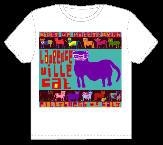 Razblint - Pittsburgh Tshirt Challenge - Lawrenceville Cat