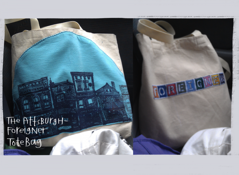 THe Pittsburgh Foreigner Tote Bag