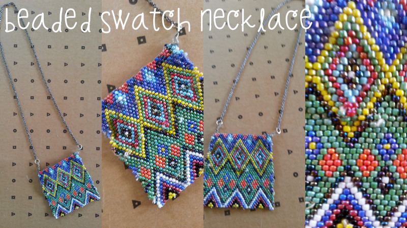 Margaret Hagan - Beaded Swatch Necklace 2