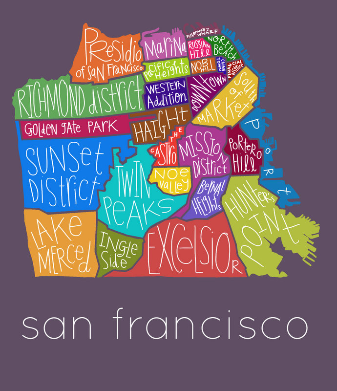 San Francisco Neighborhoods - full color 5