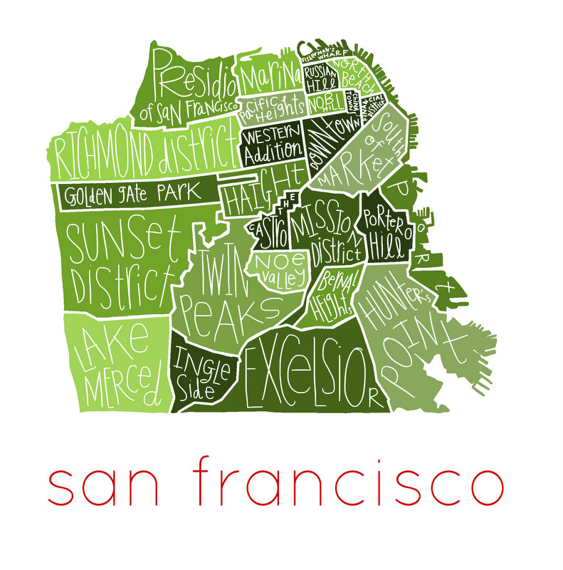 San Francisco Neighborhoods - greens