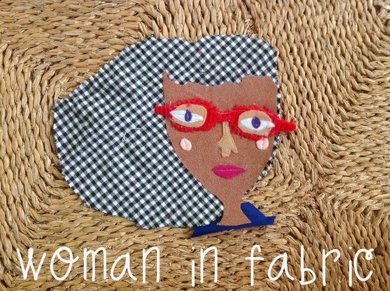 Fabric Portrait - Woman in Fabric - Margaret Hagan - Razblint