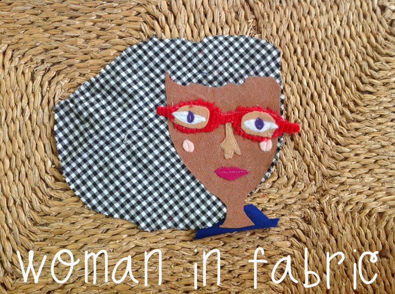 Fabric Portrait - Woman in Fabric - Margaret Hagan - Razblint