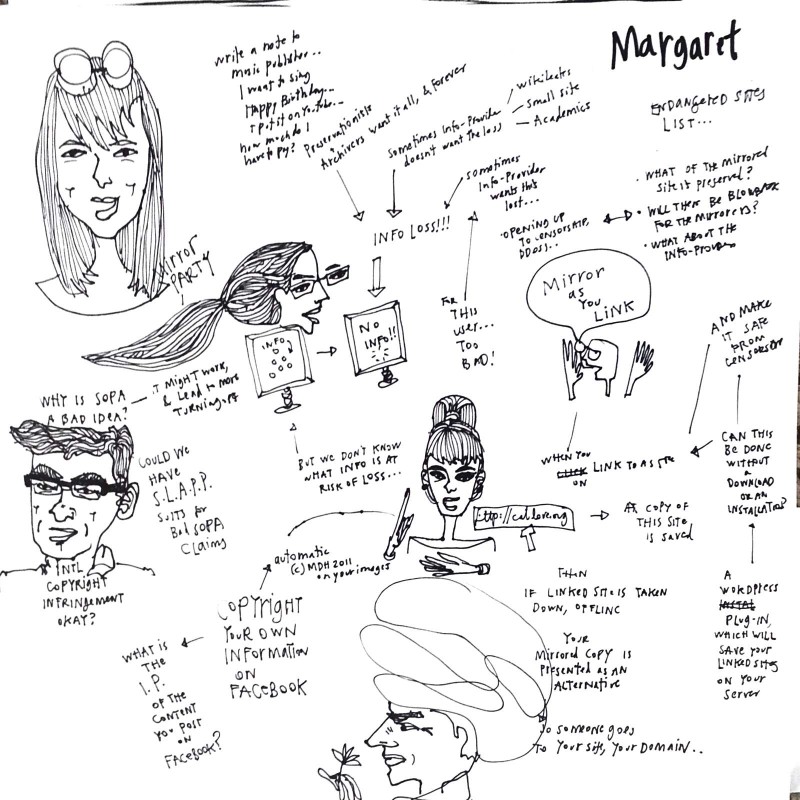 Margaret Hagan - sketchnote on cyberlaw