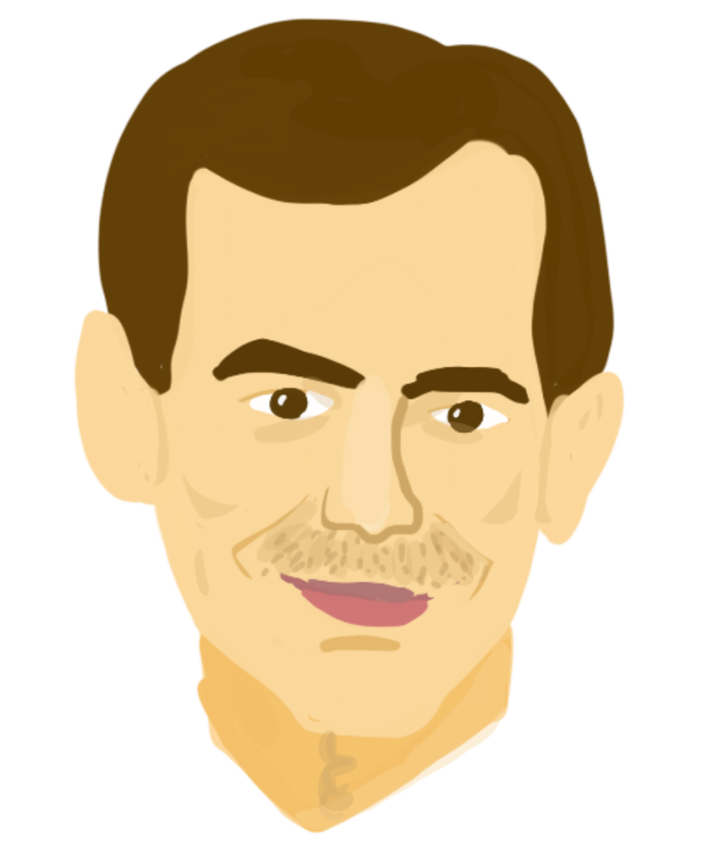 Jack Dorsey portrait head